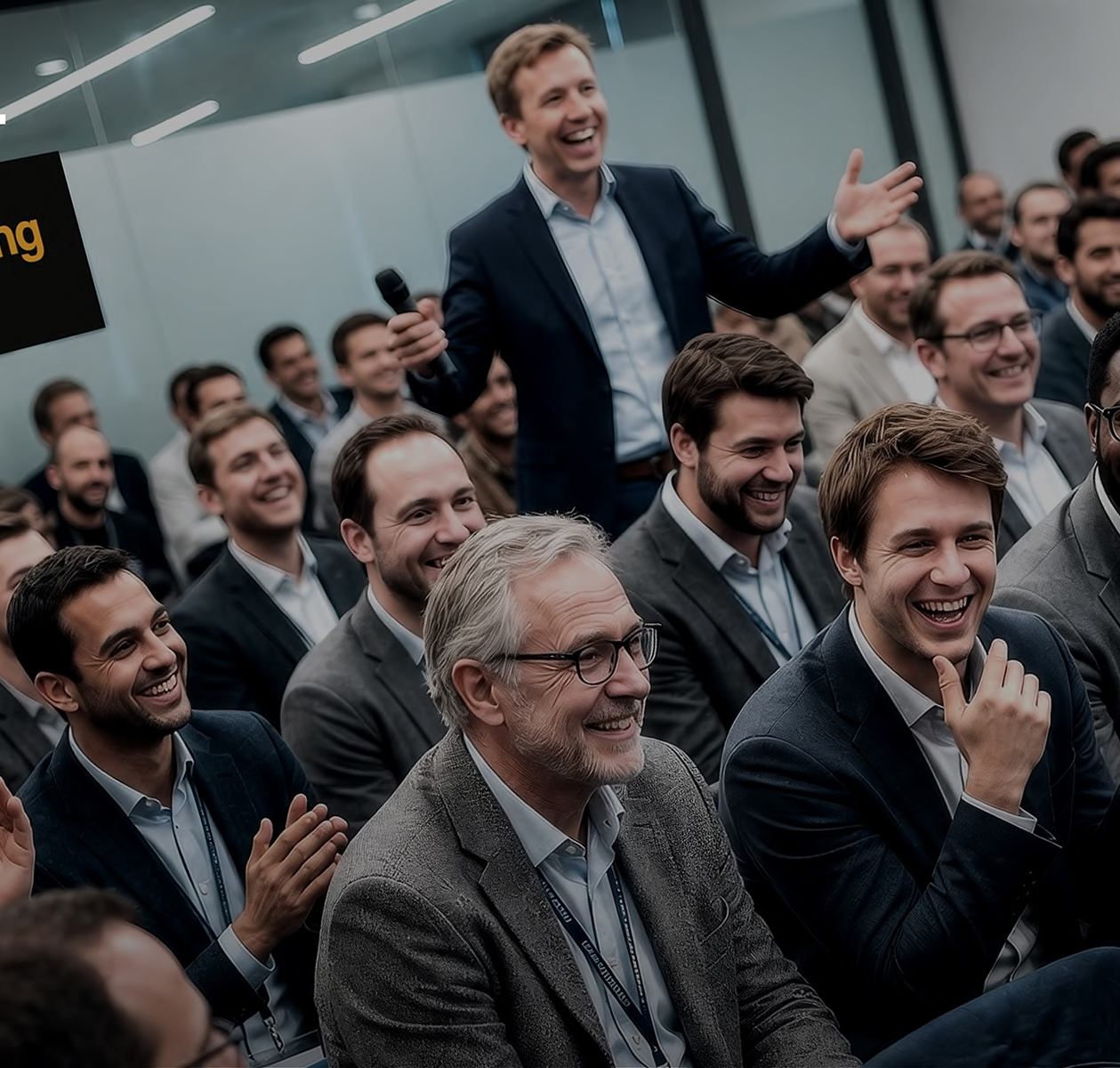 Image of men at a mens health event
